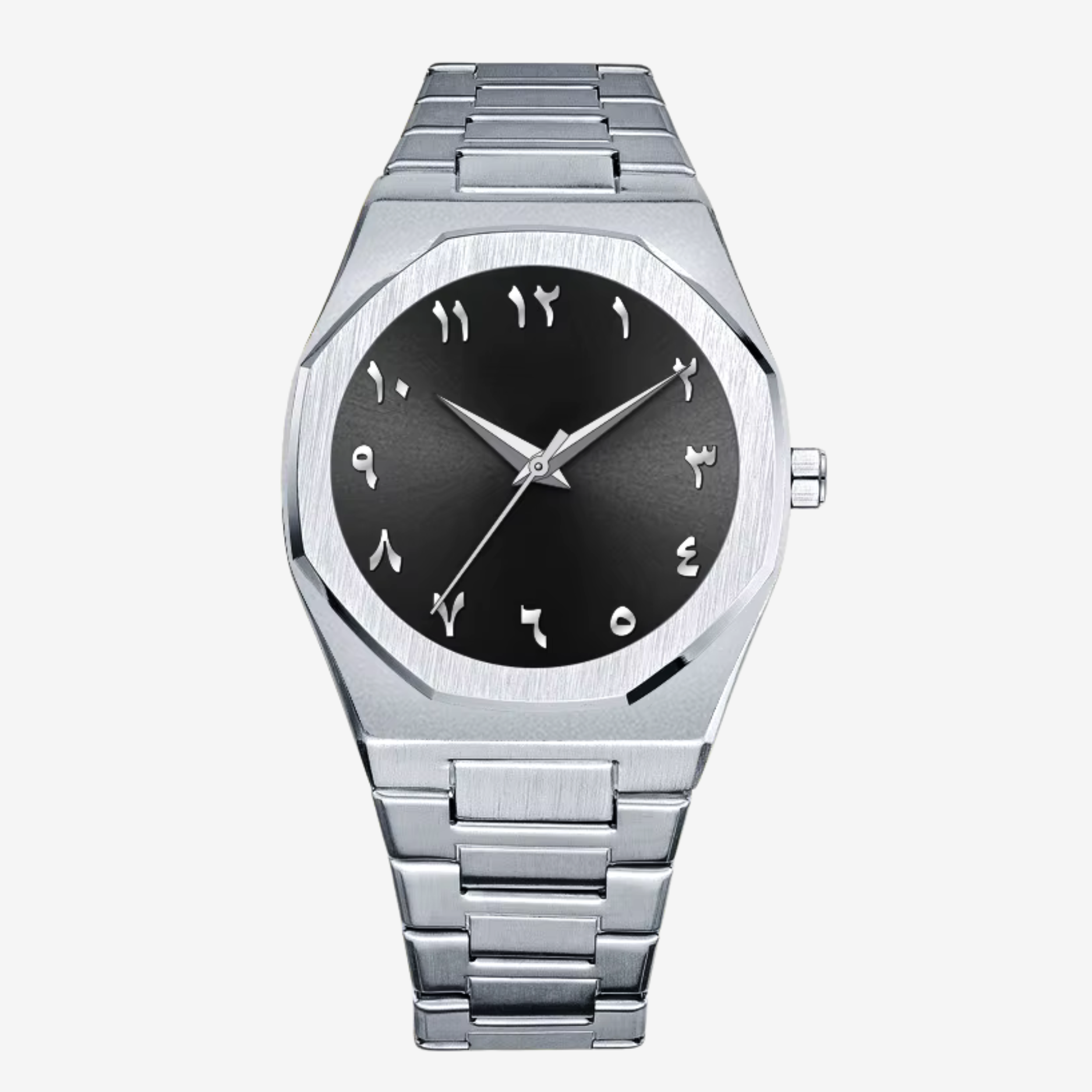 AXEL DOHA: SILVER/BLACK ARABIC