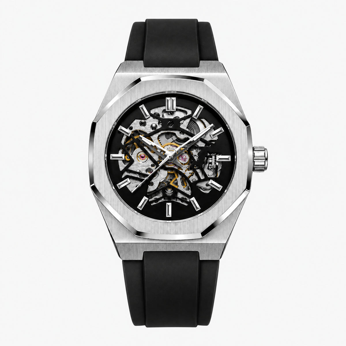 AXEL LEGEND: SILVER/PULSEIRA DE SILICONE